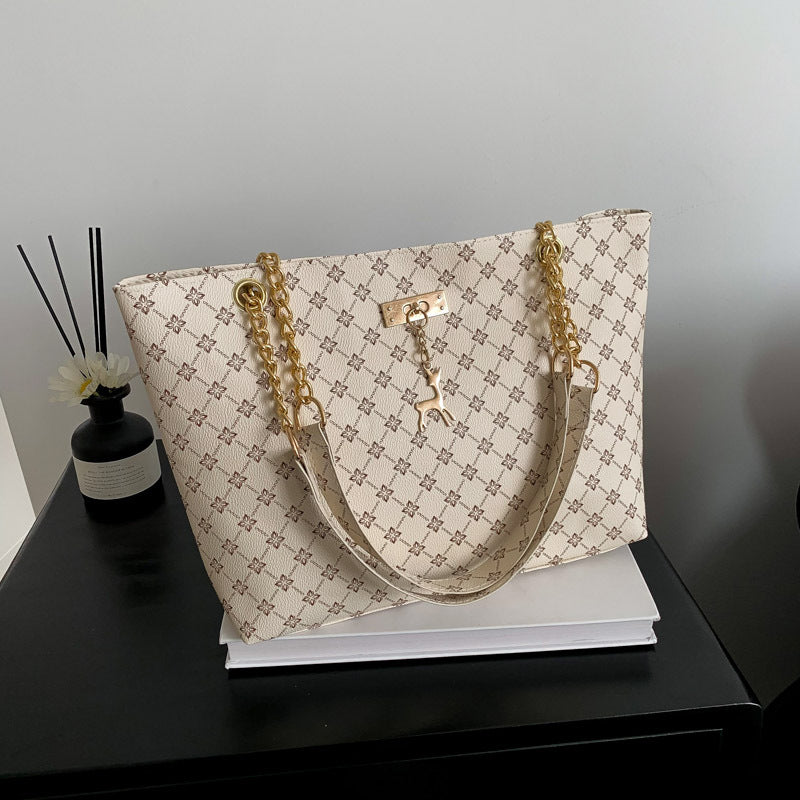 Women's Large Capacity Fashion Commuter Vintage Chain Crossbody Bags