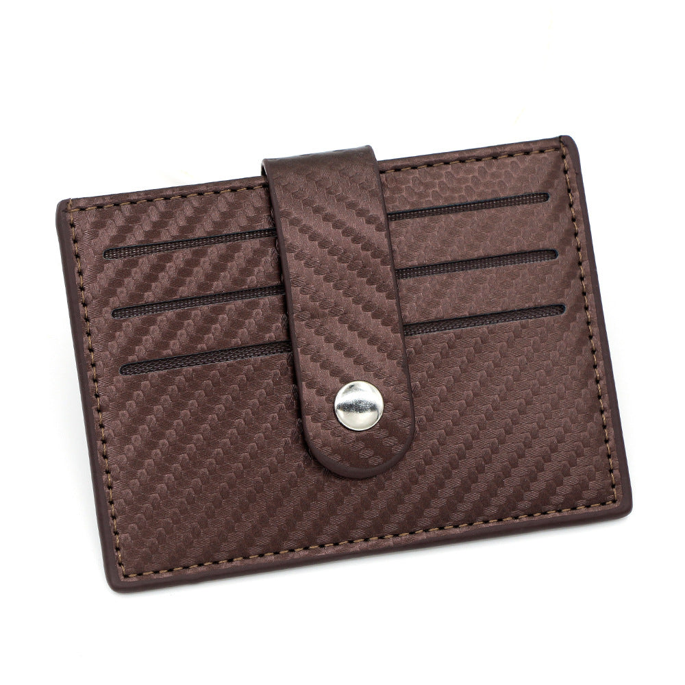 Carbon Fiber Thin Fashion Multiple Slots Card Holder