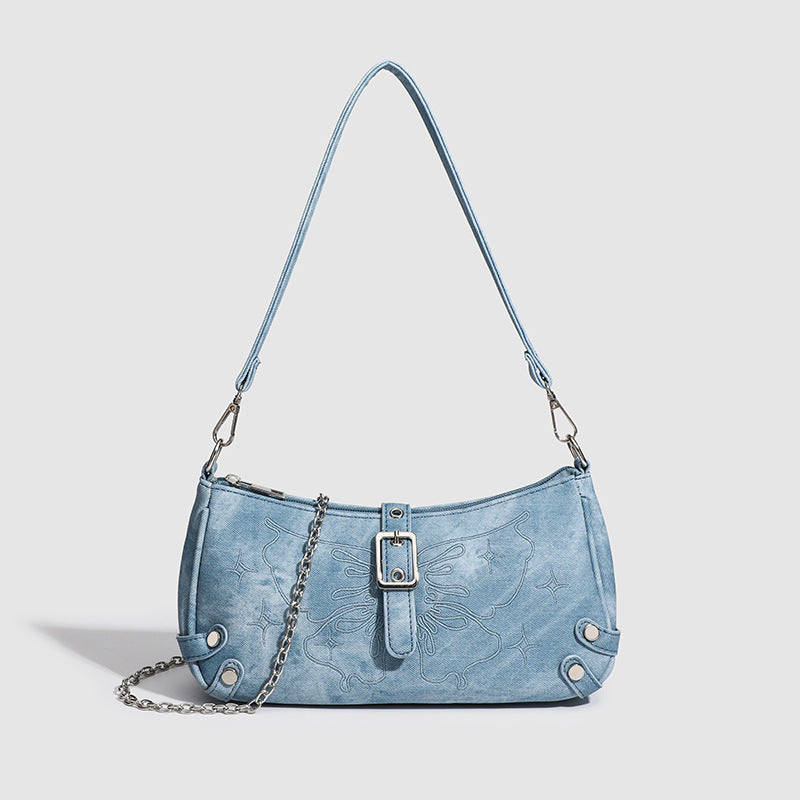 Women's Underarm Texture Niche Sier Fashion High Armpit Bags