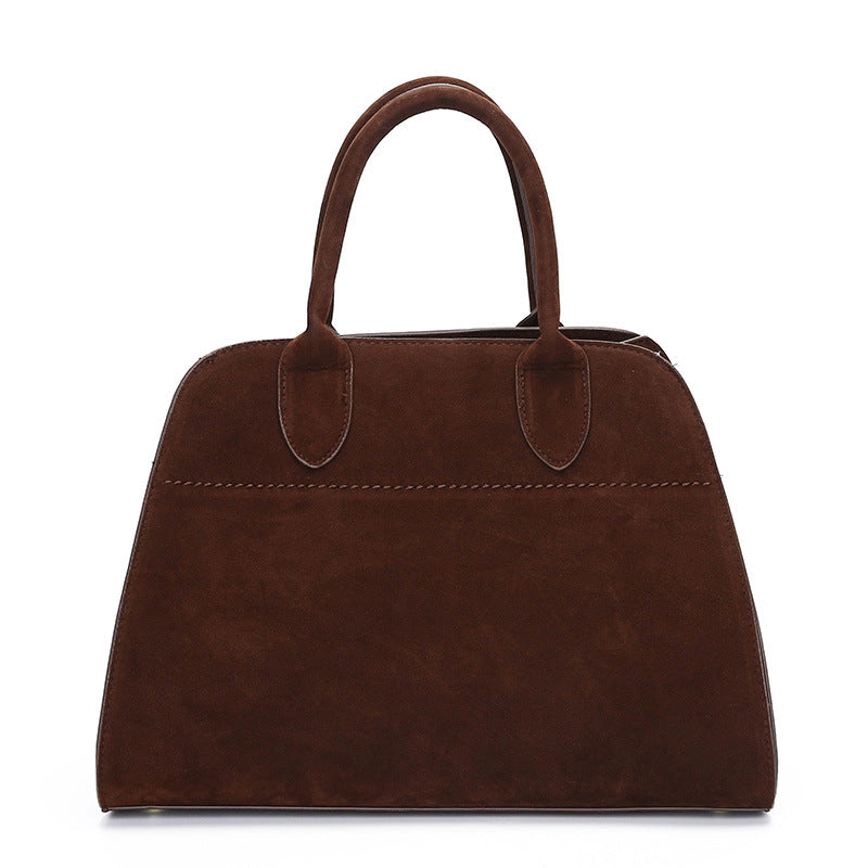Women's Elegant Retro Simple Dull Polish Tote Bags
