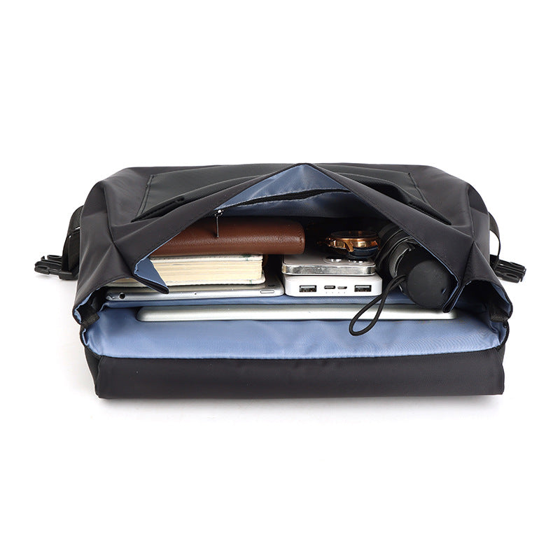 Men's Simple Commute Large Capacity Derm Men's Messenger Bags