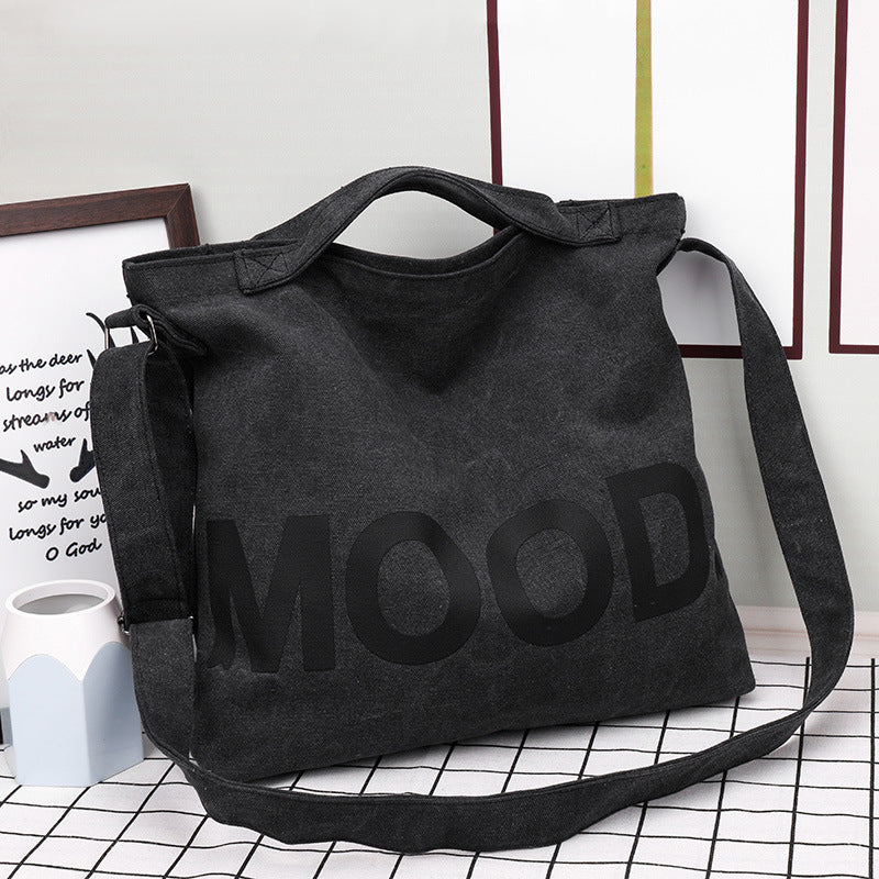 Women's & Men's & Canvas Large Capacity Korean Style Crossbody Bags
