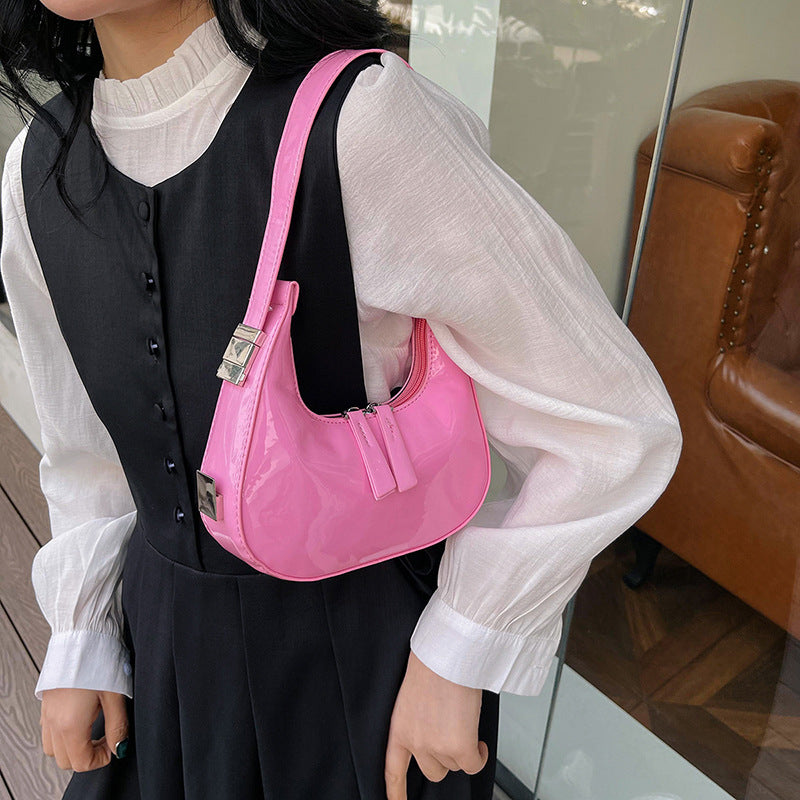 Women's Portable Crescent Moon Autumn High-grade Versatile Bags