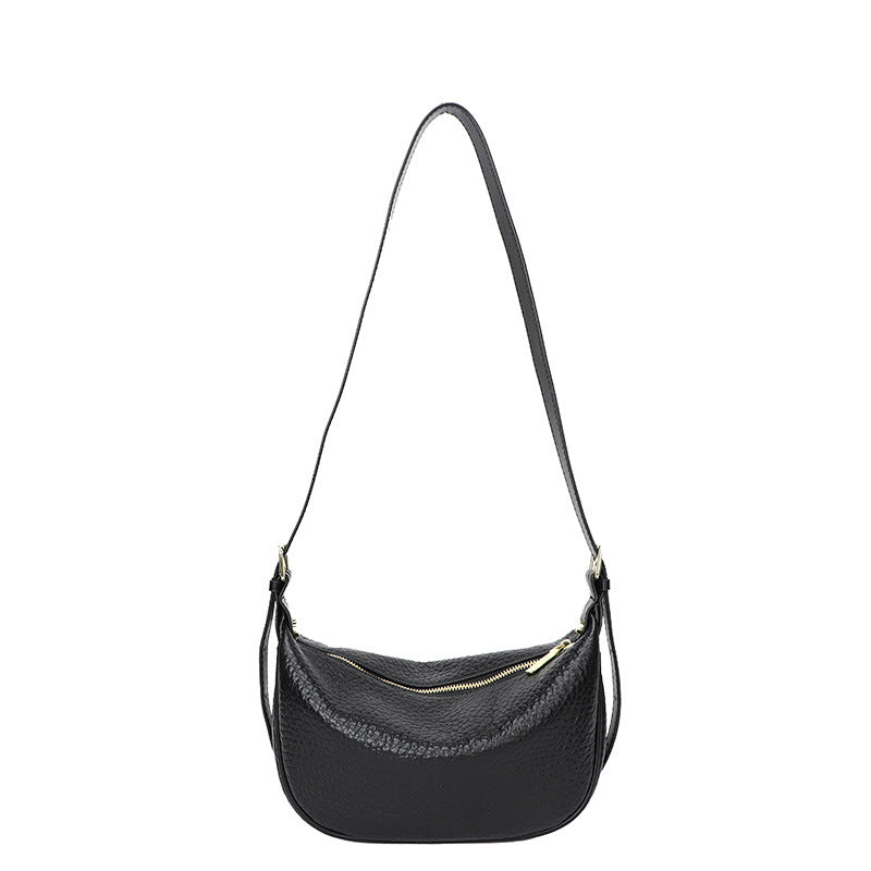 Women's Layer Cowhide Elephant Pattern High-grade Single Bags