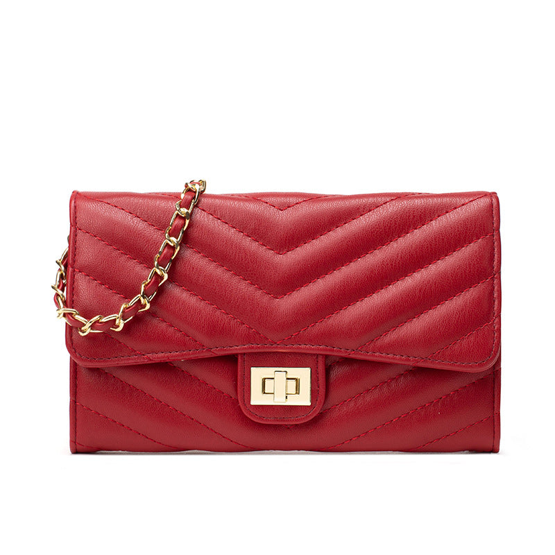 Women's High-grade Classic Style Chain Large Capacity Fashion Phone Bags
