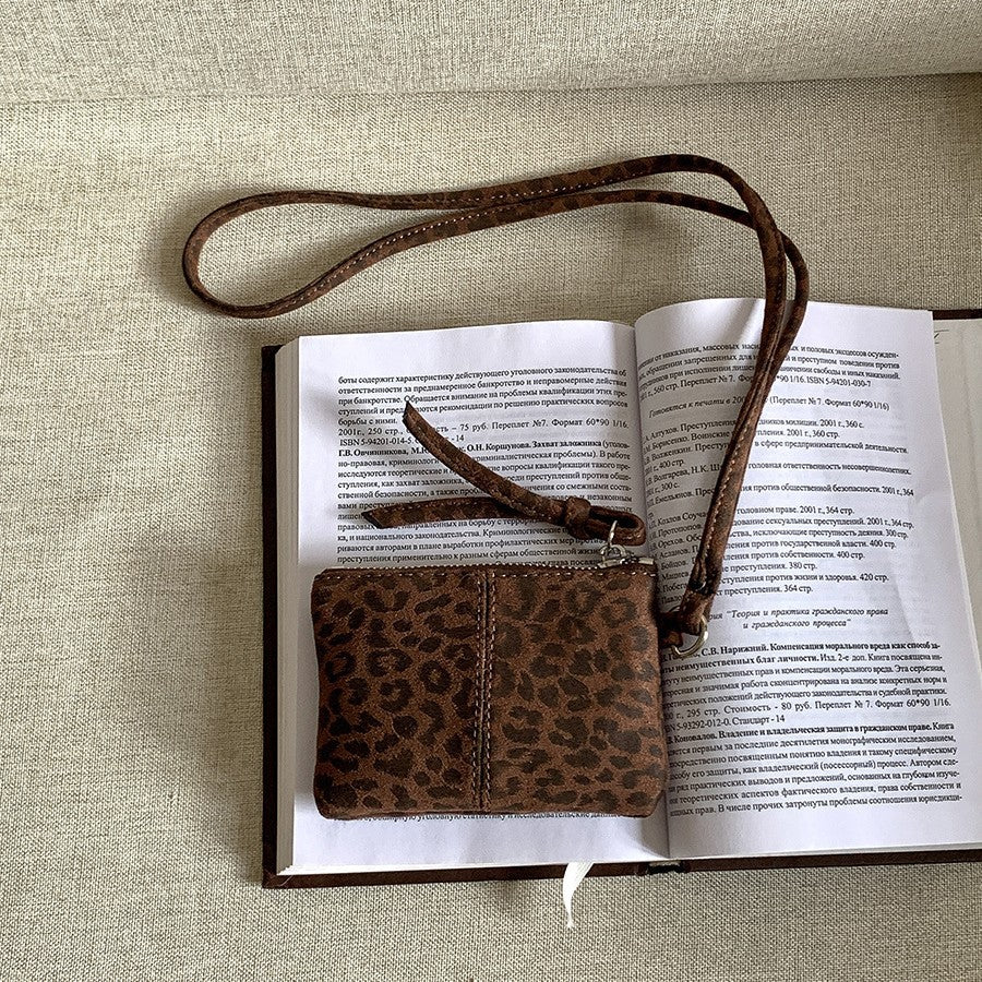 Women's Halter Mini Stylish Leopard Print Autumn Shoulder Bags