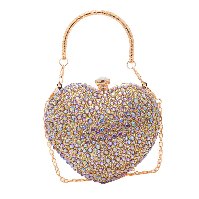 Women's Shape With Diamond Acrylic Dinner Elegant Crossbody Bags