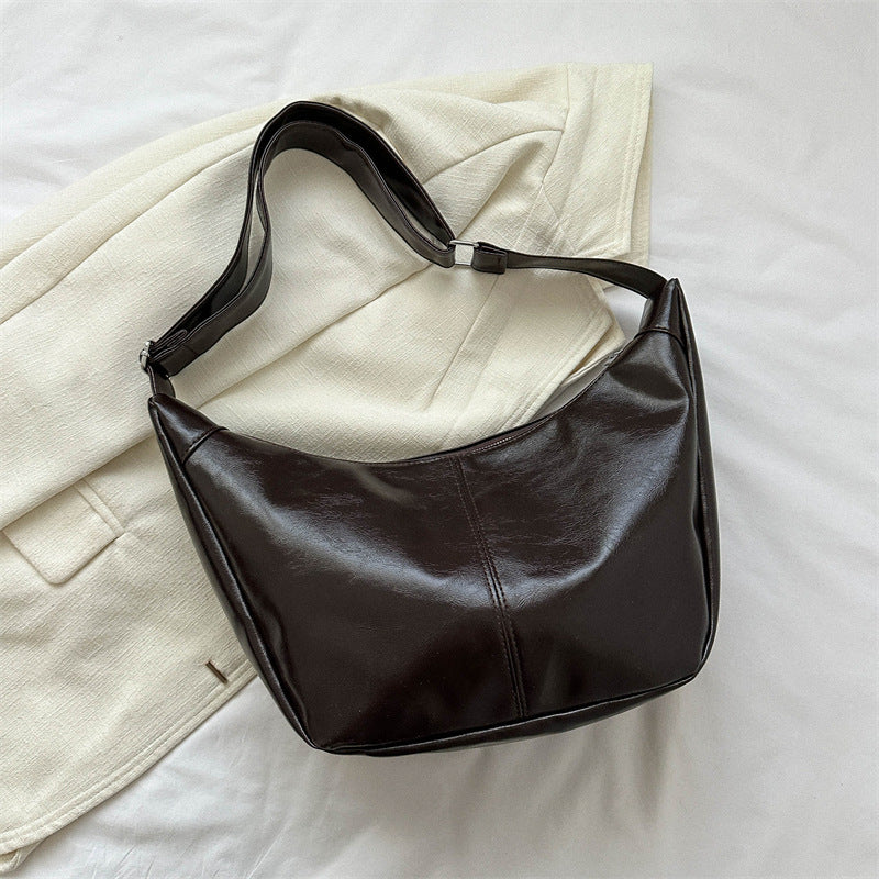 Women's Retro Commuter Fashion Korean Style Simple Shoulder Bags