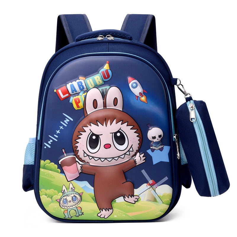 Automobiles Curtain Cloth Korean Style Large Kindergarten School Bags