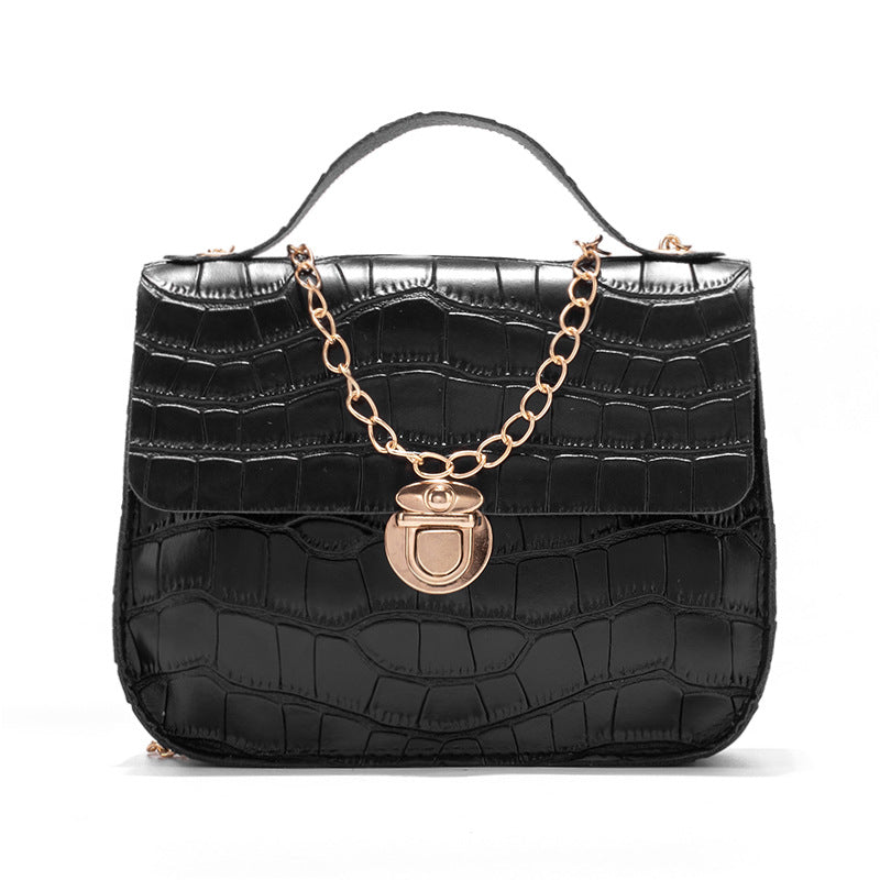 Women's Stylish Comfortable Crocodile Pattern Chain Shoulder Bags