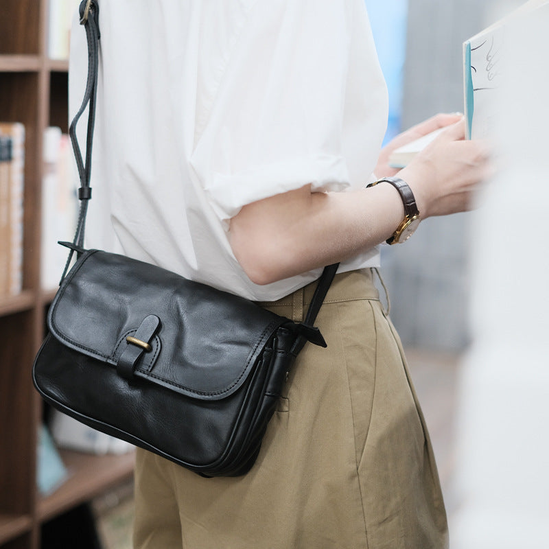 Women's Top Layer Leather Surface Fashion Large Shoulder Bags