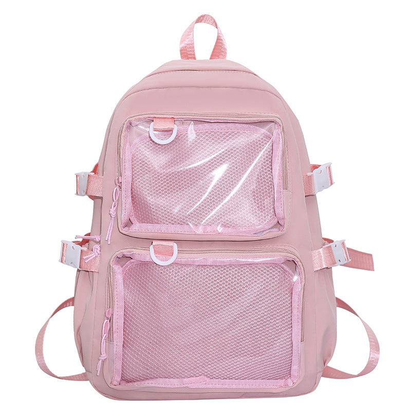 Transparent College Daily Female Campus Minimalist Backpacks