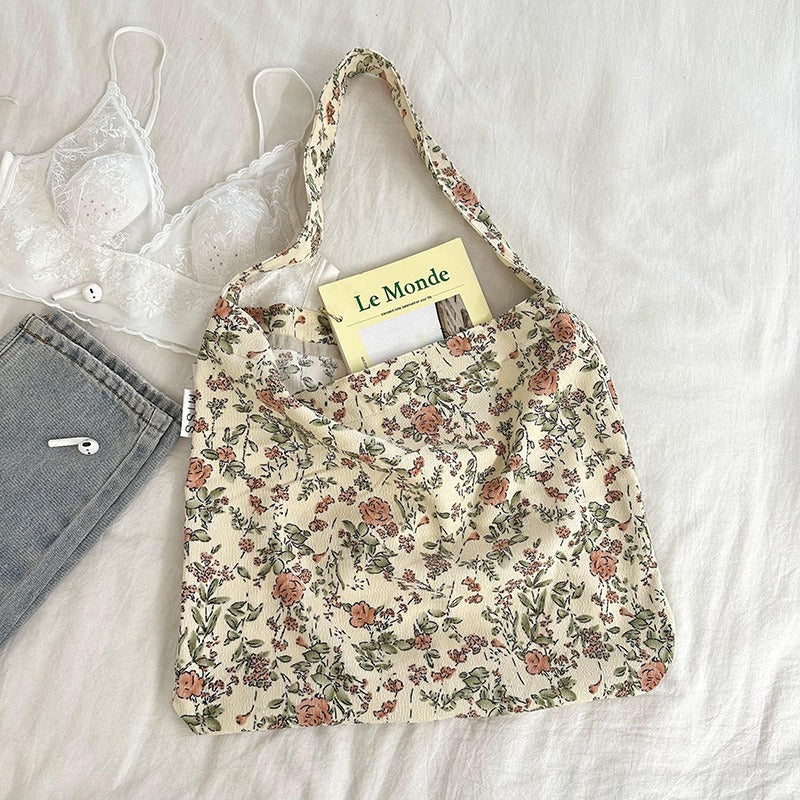 Women's Korean Style Versatile Large Capacity Shopping Shoulder Bags