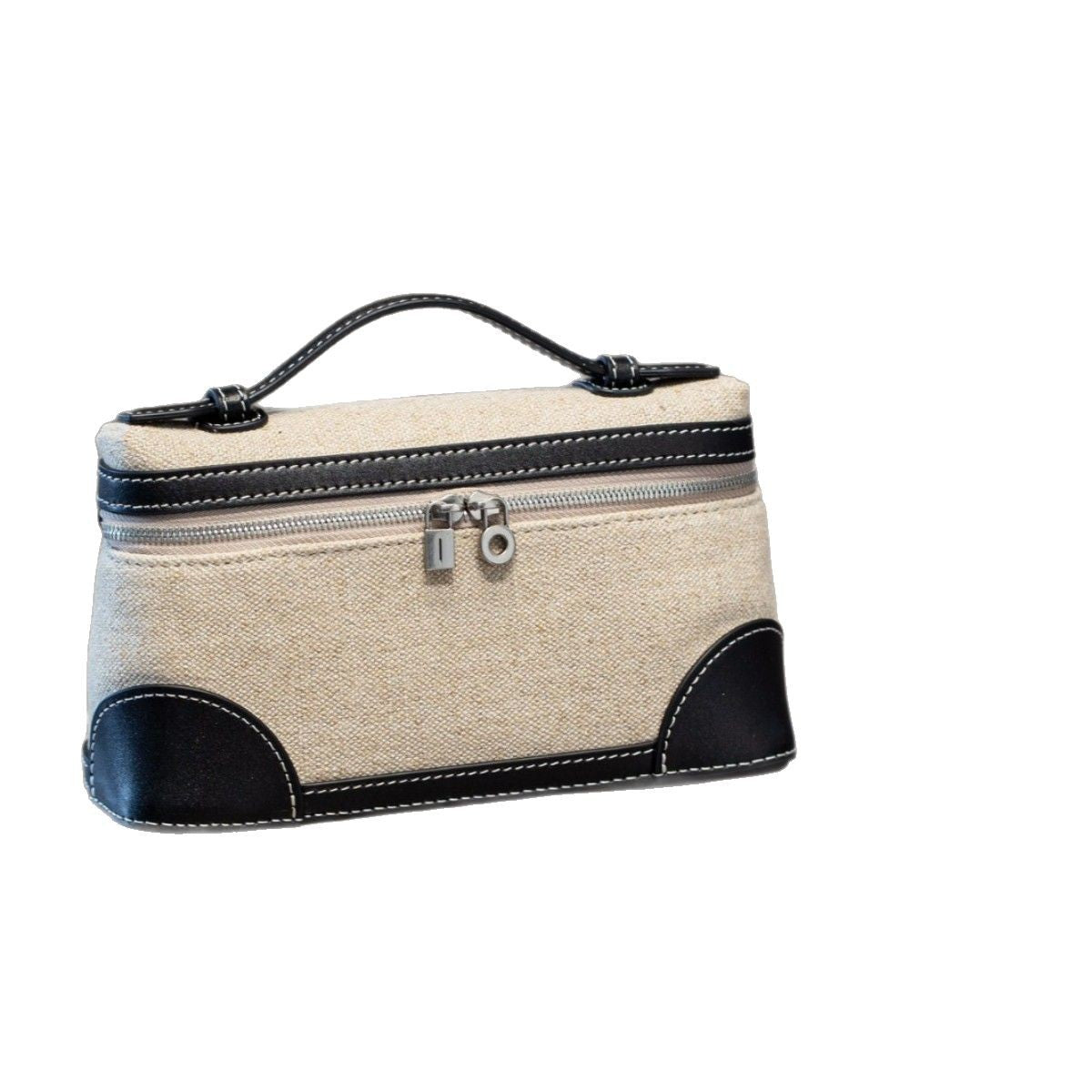 Glamorous Women's Lunch Box Canvas Leather Bags