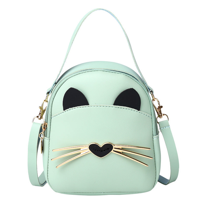 Women's Cat Design Portable Adjustable Strap Backpacks
