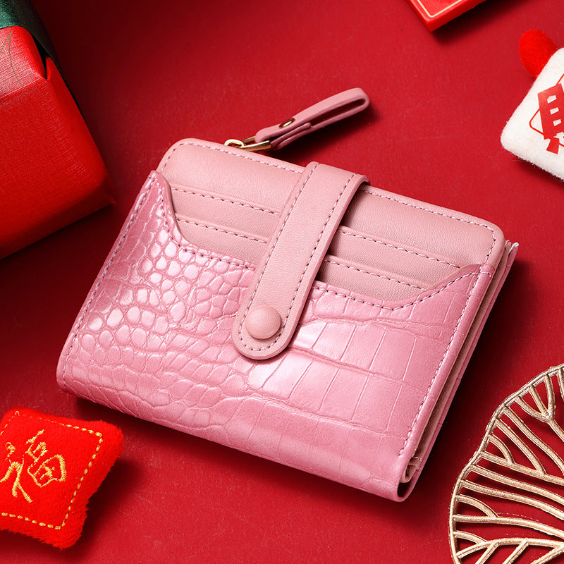 Women's Short Design Simple Compact One Ladies Wallets