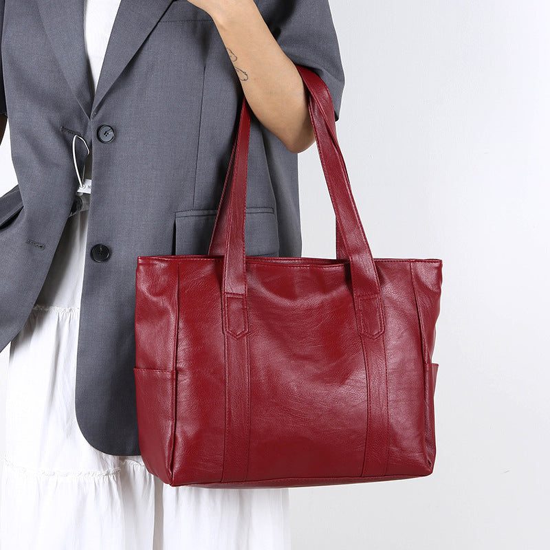 Direct Sale Big Simple Large Capacity Totes Thickened Shoulder Bags