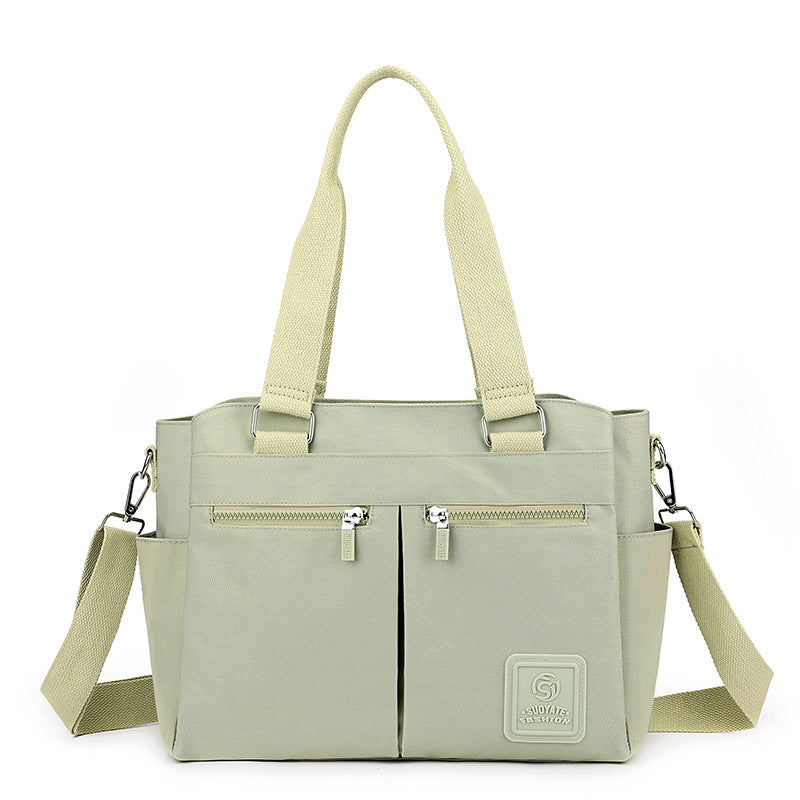 Women's Large Capacity Totes Simple Nylon Portable Shoulder Bags
