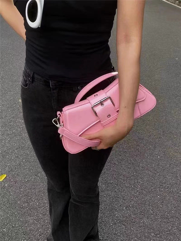 Niche Sweet Cool Hot Fashionable Modern Metal Armpit Bags