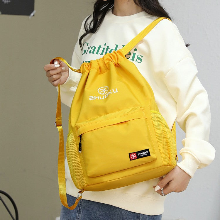 Cloth Drawstring Rope Large Capacity Basketball Backpacks