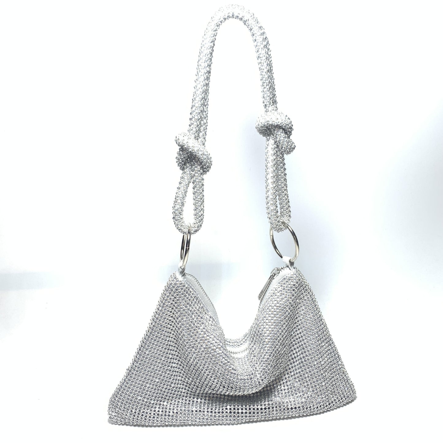 Flash Knotted Rhinestone Handmade Banquet Dinner Evening Bags