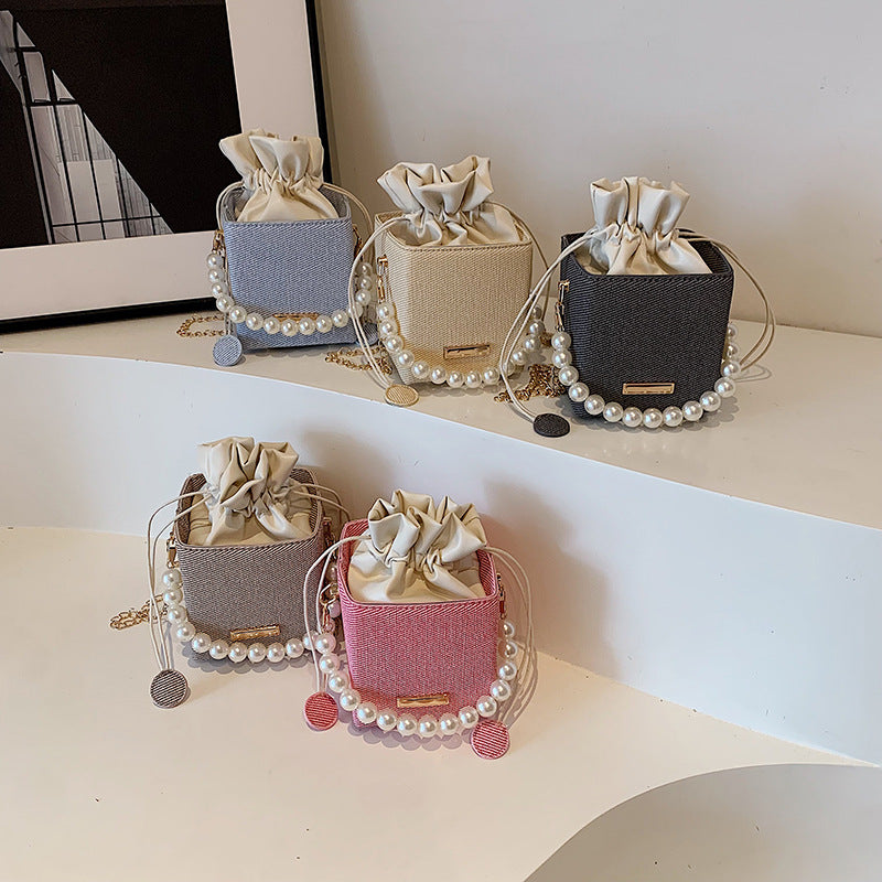 Women's Cool Versatile Pearl Autumn Fashion Shoulder Bags