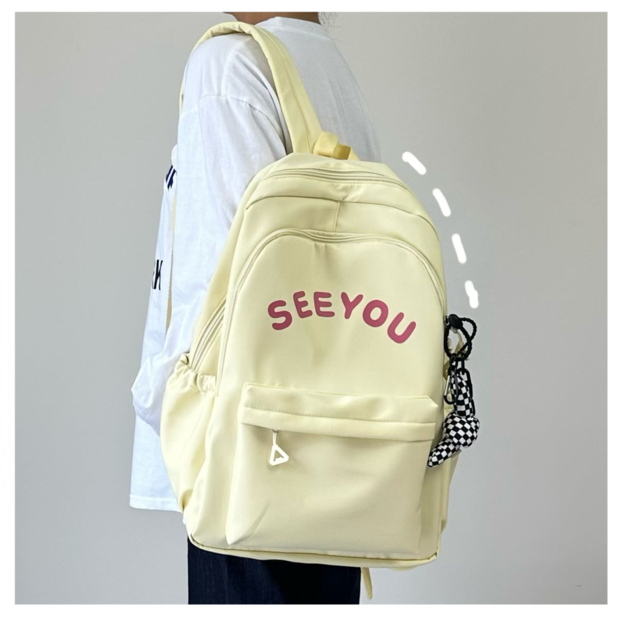 Female High College Junior Simple Lightweight Middle School Students' Schoolbags