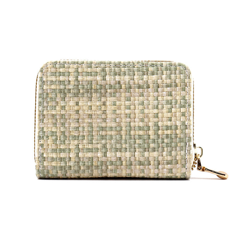 Women's & Men's & Expanding Large Capacity Zipper Fashion Card Holder