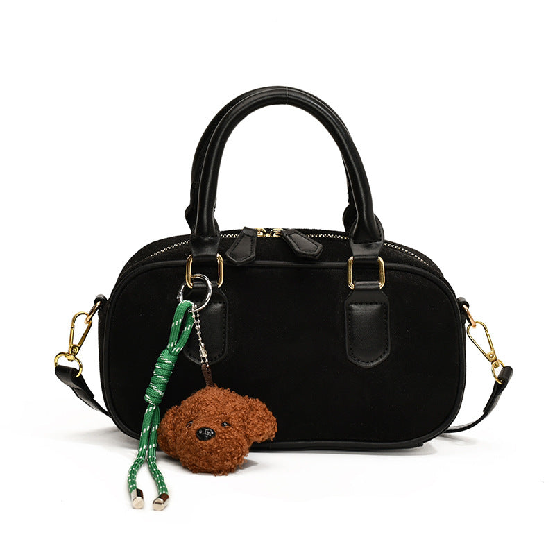 Women's Retro Portable Bowling Fashion Korean Style Bags