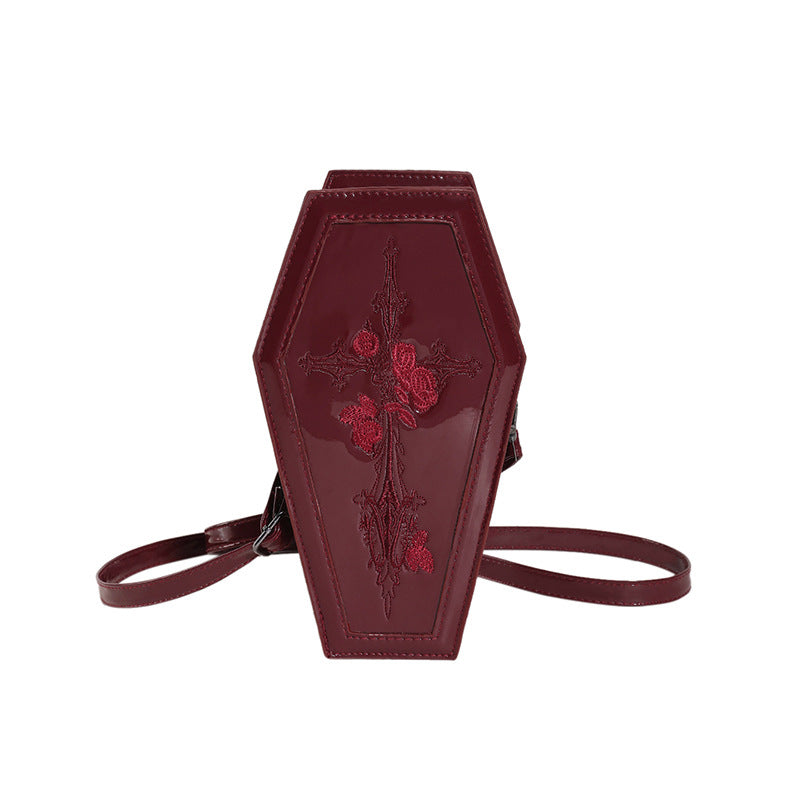 Halloween Cross Coffin Fashion Eccentric Personality Crossbody Bags