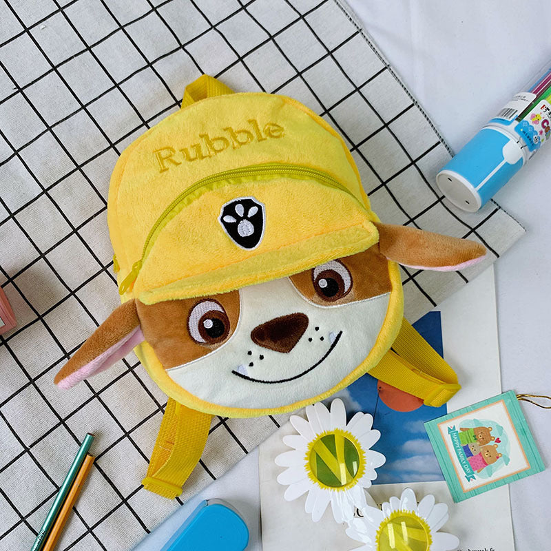 Trendy Leisure Plush Burden Reduction Cartoon Children's Backpacks