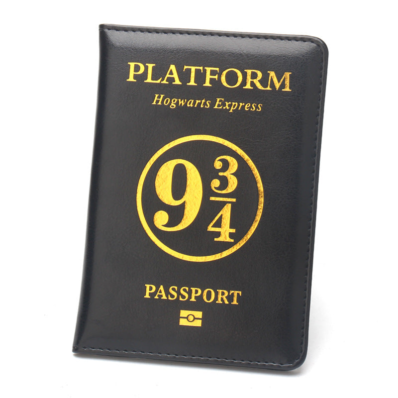 Anime Peripheral Passport Comic Pattern Leather Id Package