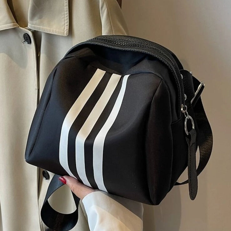 Women's Shell Nylon Cloth Popular Three-bar Crossbody Bags