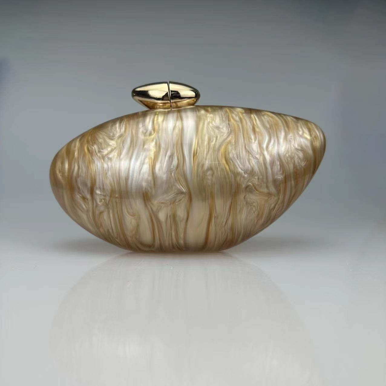 Women's Transparent Fashion Trend Bullet Acrylic Simple Bags