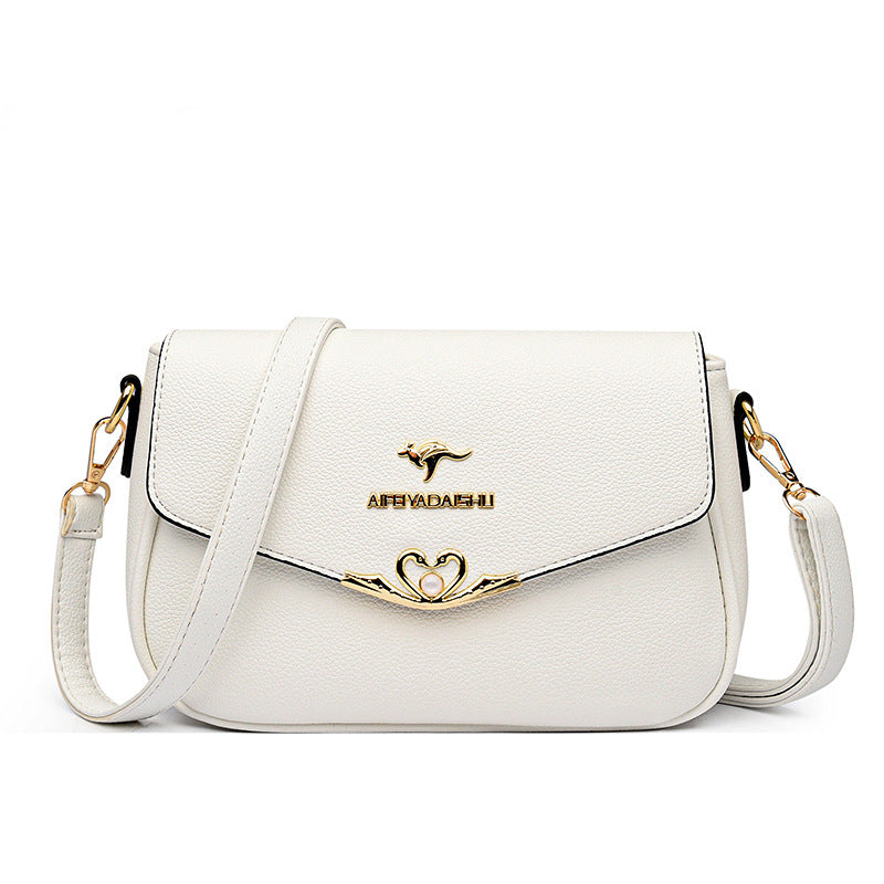 Women's Korean Style Mom Fashionable Textured Handbags