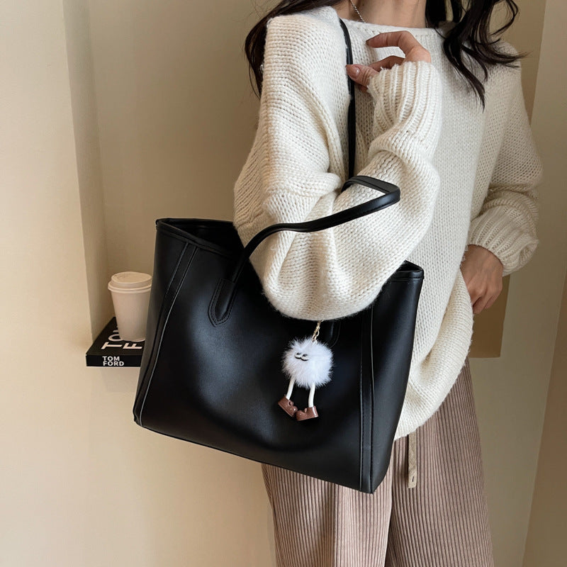 Women's High-grade Retro Simple Commuter Large Capacity Tote Bags