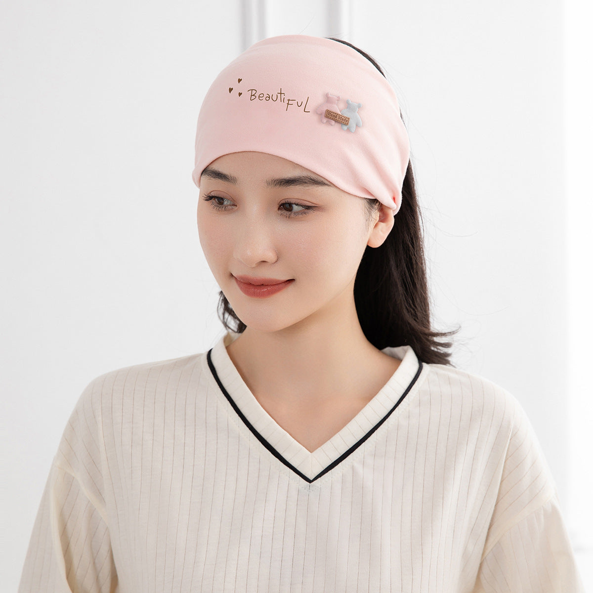 Confinement Cap Printed Hat Headscarf Cotton Bags