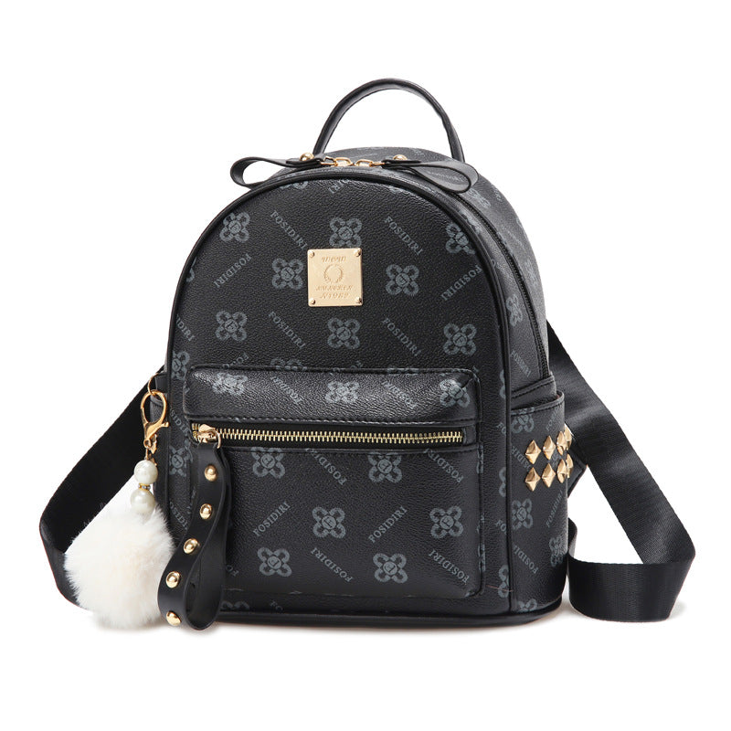 Vintage Jacquard Embroidered Leisure Versatile Large Backpacks