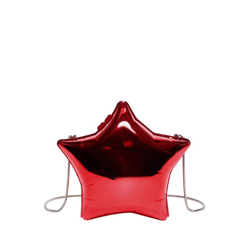 Women's Popular Acrylic Stars Autumn Fashion Temperament Shoulder Bags