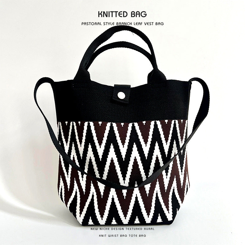 Women's Retro Ethnic Style Large Capacity Fashion Shoulder Bags