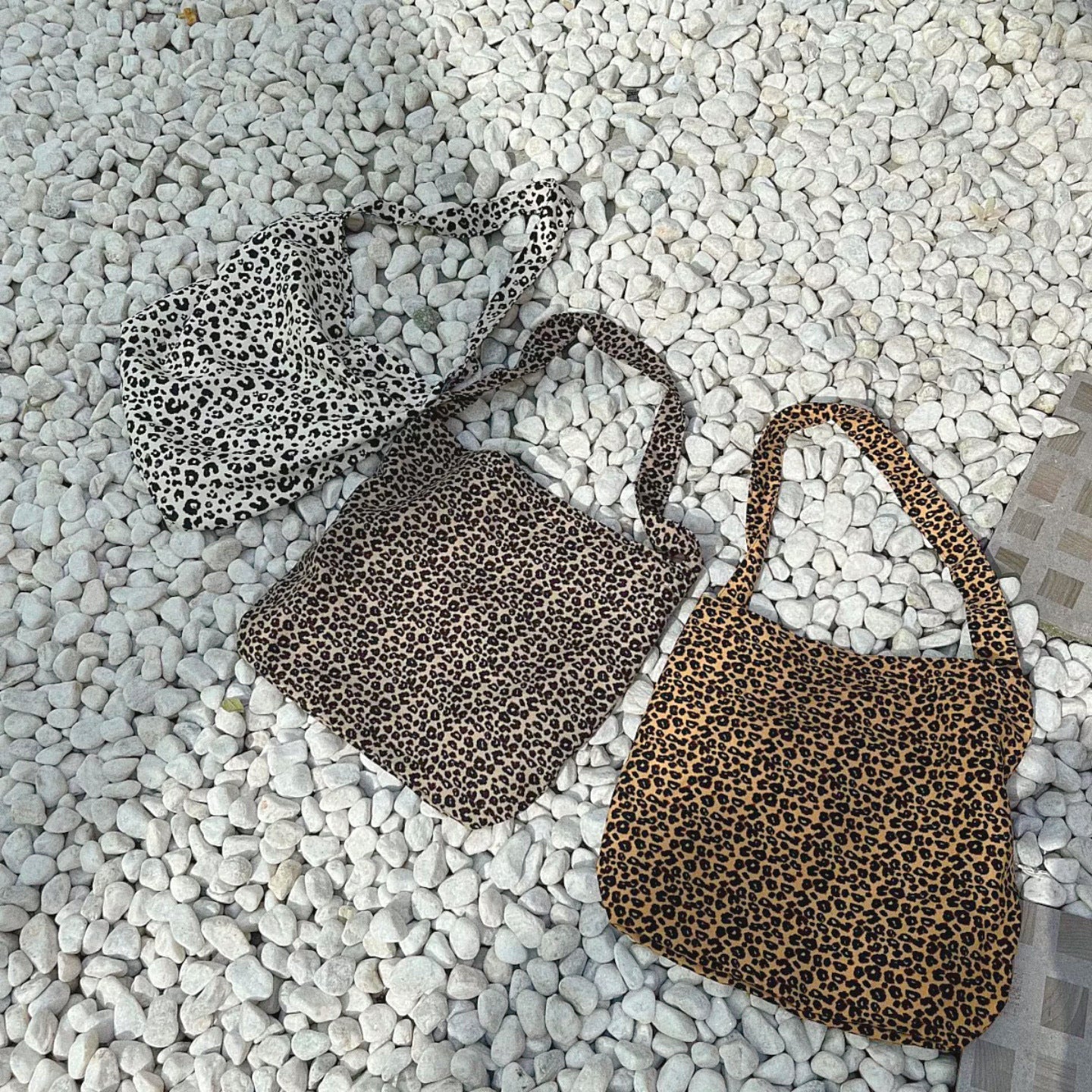 Leopard Print Western Style One Fashion Canvas Female Shoulder Bags