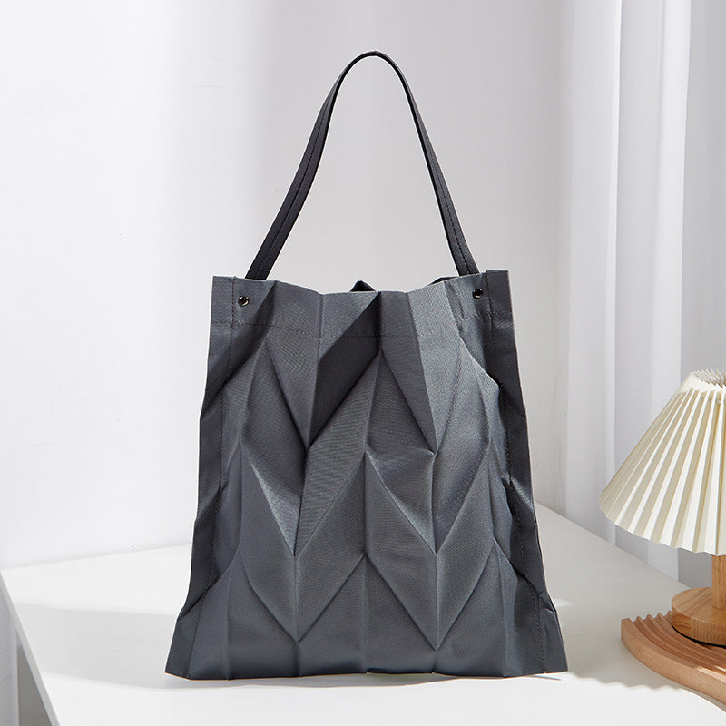 Trendy Design Geometric Canvas Large Capacity Bags