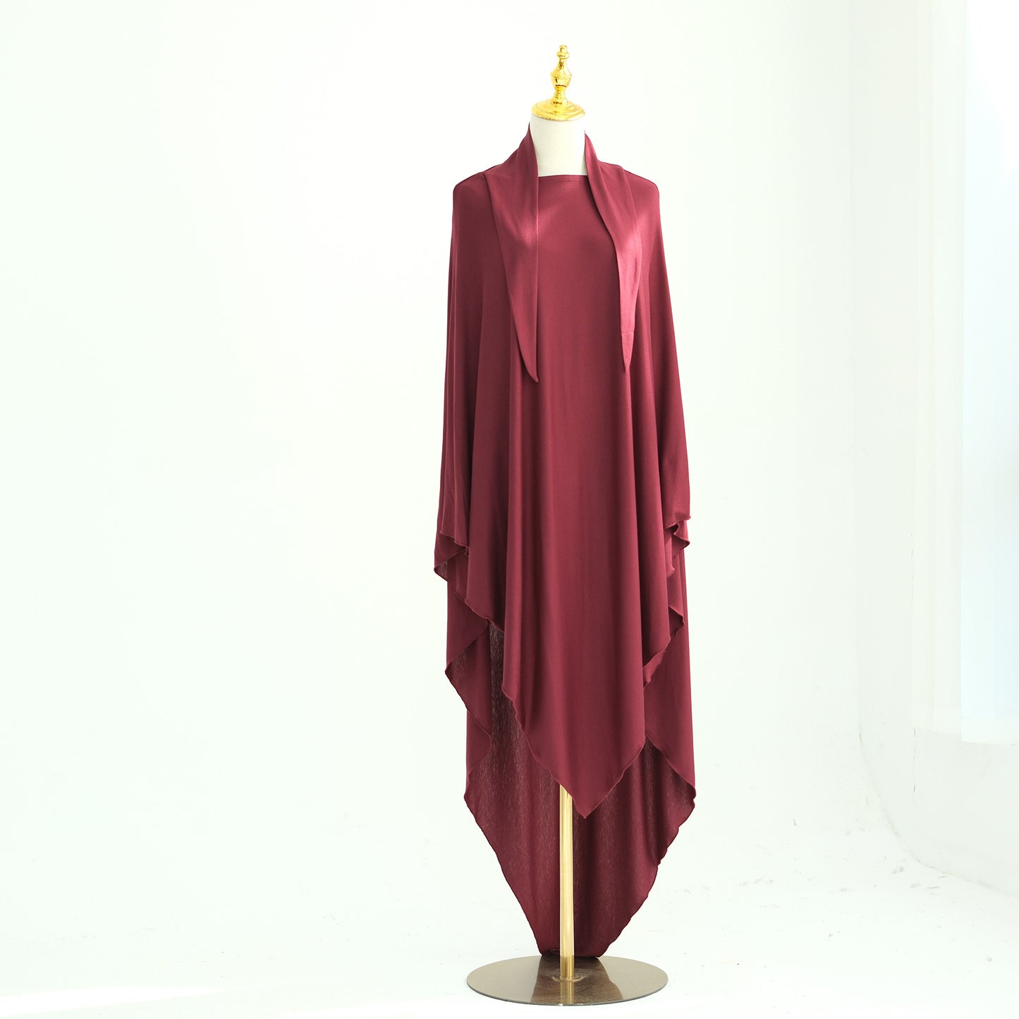 New Comfortable Solid Color Big Scarf Dresses