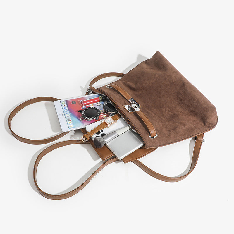 Women's Large Capacity Vintage Frosted Cow Leather Backpacks