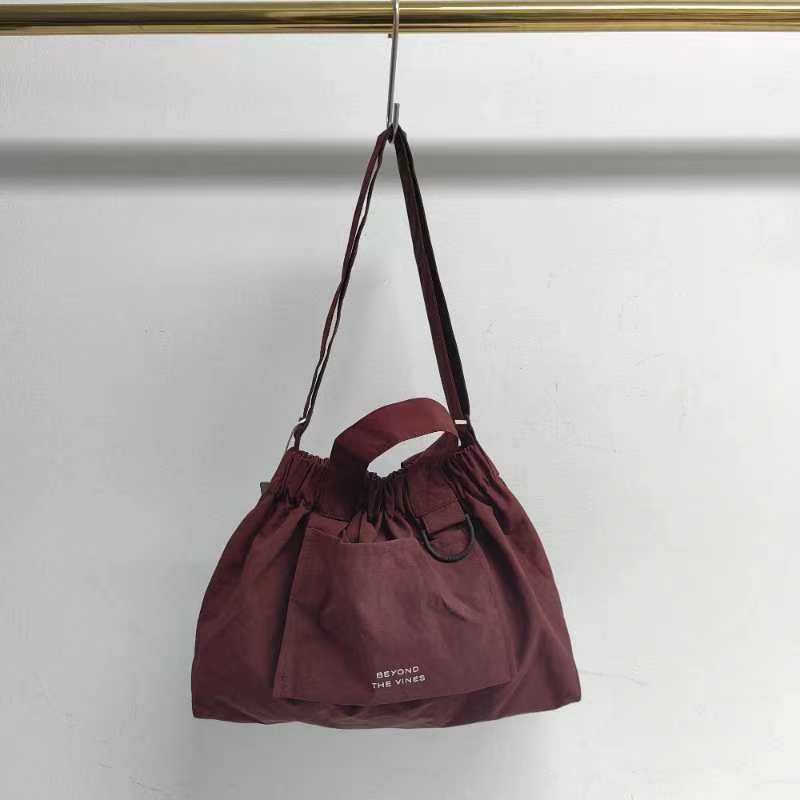 Women's & Men's Singapore Dumpling Foldable Portable Soft Nylon Shoulder Bags
