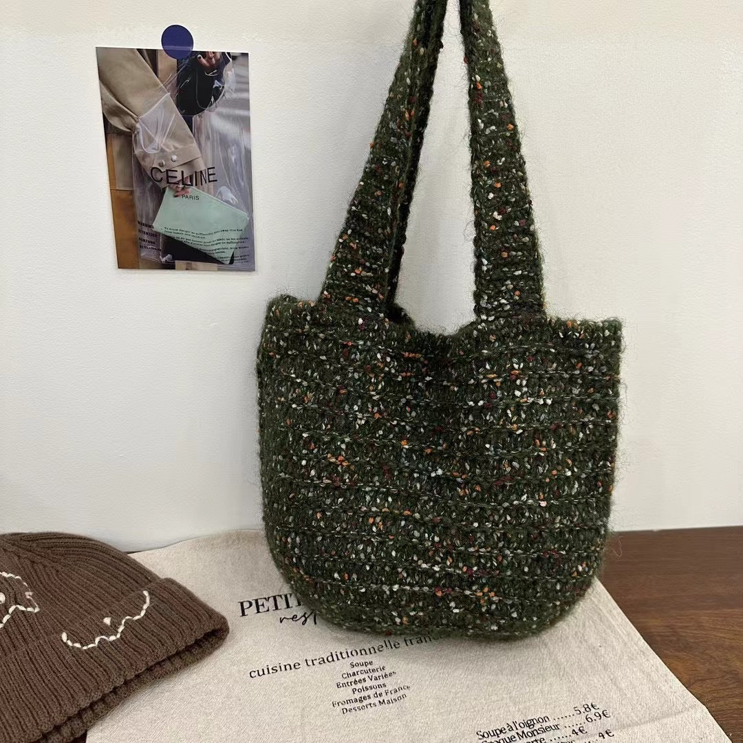 Design Shiny Colorful Vest Gold Thread Armpit Bags