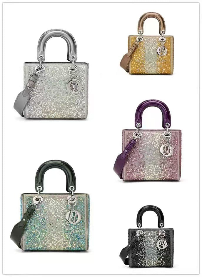 Beautiful Women's Light Luxury Rhinestone Diana Handbags