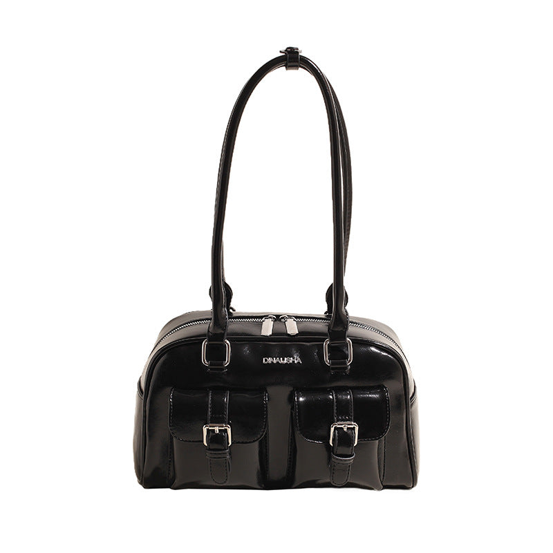 Women's Boston Trendy Wild Underarm Bowling Armpit Bags