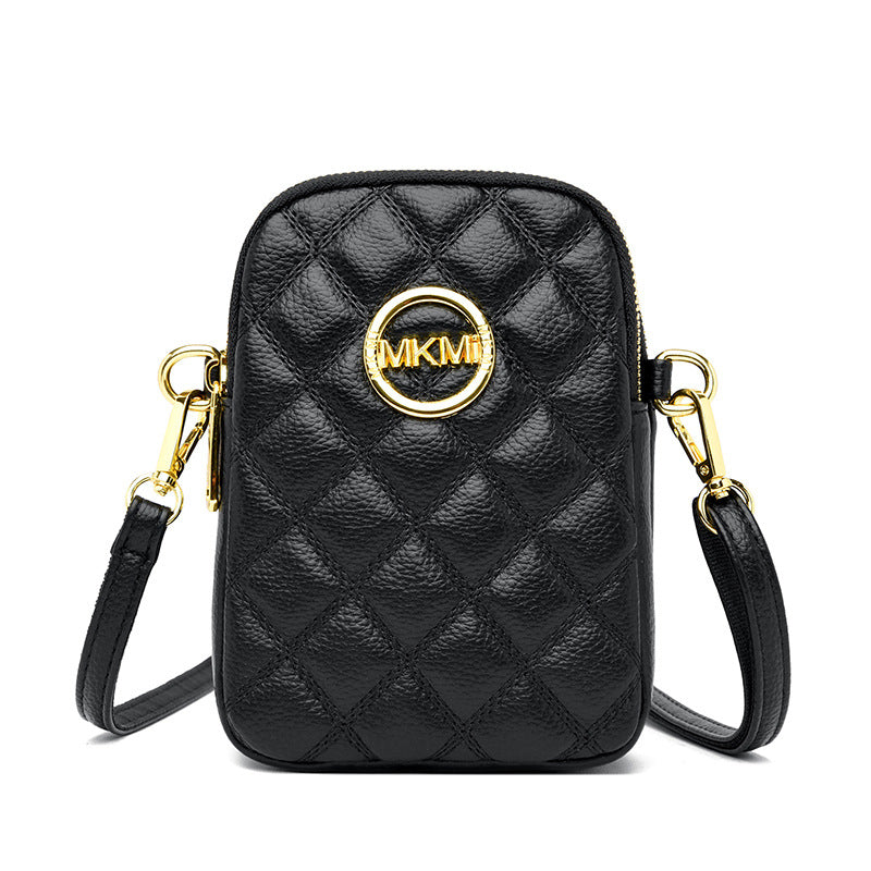 Women's Summer Soft Leather Simple Independent Mobile Bags