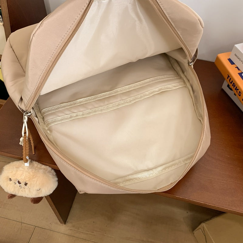 College Korean Style Capybara Leisure Class Large Backpacks